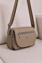 Women's Beige Buzzy Multi-Compartment Covered Daily Use Crossbody & Shoulder Bag - 3