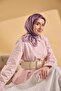 Twill Silk Geo Scarf Lilac 90X90