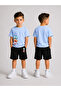 Boy's T-Shirt and Shorts Set Printed Summer Cotton Comfortable Fit Combination