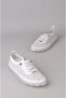 Seç 301 genuine leather anatomic women's shoe white-silver - 3