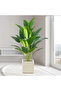 80cm 18 Leaves 1pc Artificial Plants Large Tropical Palm Tree Fake Banana Plants Leaves Real Touch P - 2
