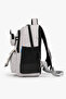 Cat Patterned Waterproof 3-Piece Primary School Bag with Lunch Box and Pen Holder Orthopedic School Set - 3