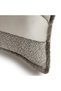 "Terra Lux" Leather Detailed Cushion Cover - 45X45 - 4