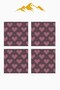 Digital Printed Soft Textured 4-Piece Throw Pillow Cover Set Krl0144 - 3