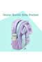 17” School Backpack Set w/ Tritan Water Bottle & Jumbo Bento Lunch Box – Purple - 6