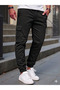 Cargo Pants Cotton Lycra Elastic Waistband Cargo Pocket Trousers