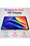 M93 Tablet 11 Inch, 12GB RAM, 512GB Storage, Android 15, 10000mAh Battery, In-Cell HD Display, Dual SIM WiFi with Keyboard & Mouse – Grey - 3