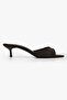 Women's Saint Brown Suede Mini Heeled Slippers - 2