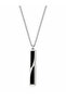 Ancient Greek Spirit Minimalist Necklace – Bohemian Men's Accessory Modern Geometric Design Steel Adjustable Chain - 5