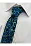 Interview Woven Fabric Patterned Thin Tie
