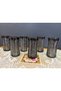 Cut-Out Embroidered Set of 6 Glasses 350 ml