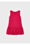 Girl's Strap Dress Pink - 2