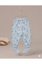Baby Bottom Pajamas with Socks - 100% Cotton - 2