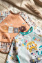 2-Pack Liquid-Proof Long Sleeve Bibs for 6-24 Months - Blw Compatible, with Crumb Pocket, Stain-Proof Baby Feeding Bibs - 4