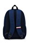 Unisex Navy Blue Large Capacity Laptop and Book Backpack Plcan26077 - 3