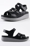 Women's Leather Sandals Thick Lightweight and Comfortable Sole Orthopedic Shoes Comfort Summer Beach Mom - 7