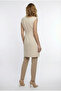 Ornamental Buttoned Sleeveless Midi Dress - 5