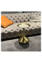 Coffee Tables Nordic Accent End Sofa Metal Gold Oak Round Modern Side Set Living Room full gold - 6