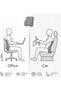 Car Lumbar Support Cushion for Driving – Memory Foam Back Support Pillow, Ergonomic Lower Back Pain Relief - 5