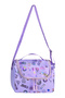 Korean Kawai Transparent Twill Fabric Powder Pink Patterned Girl's School Bag Thermal Lunch Bag and Pencil Case - 7