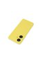 Realme C55 Case Nano Inside Velvet Silicone - Yellow