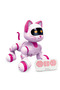 Cat robot with remote control and programmable training function, GHEMOTOC®, interactive, sings, dances, walks, lights