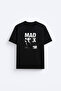 Mad Max Printed Crew Neck Black T-Shirt T-Shirt