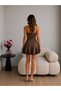 Rochie mini cu bretele - 5