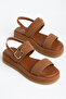Women's Double-Strap Buckle Detailed Casual Sandals - 2