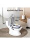 Toddler Potty Training Toilet - Realistic Flushing Sound, Soft Seat & Removable Pot - 6