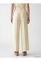 Xside Striped Linen Blend Pleated Women's Trousers - 4