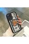 Redmi Note 12 Pro 4g Compatible High Quality Cartoon Printed Impact Resistant Black Silicone Case