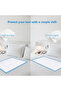High Absorbency Disposable Bed Pads 60x90cm Incontinence Underpads for Adults | Leakproof Waterproof Mattress Protector | Soft & Comfortable Surface for Beds, Sofas (Blue, Pack of 270 (60x90)) - 5