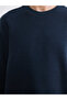 Mg Trenden Navy Blue Crew Neck Men's Sweatshirt - 3