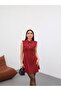 Buttoned Mini Dress with Pocket Detail - 2