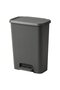 KNÖCKLA Pedal bin, dark grey, 50 l