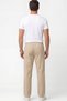 Men's Beige Parachute Fabric Oversize Ultra Light Trousers Wide Leg Comfortable Fit Casual Sports - 6