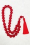 Large Sphere Cut Faceted Habbe / Ottoman Thread Tassel / Hareli Squeeze Amber Prayer Beads
