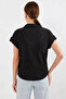Women's Textured Black Shirt - 6