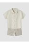 Lcw Baby Striped Baby Boy Shorts Set
