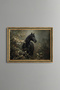 Noble Black Horse - Vintage Patterned Frame - Slim Model