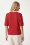 Bat Sleeve Seasonal Knitwear Blouse Lyy0147 Red - 6