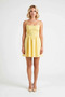Women's Woven Seersucker Pool Collar Sleeveless Mini Beach Dress Plaid Pattern Skater Cut Daily Casual Modern - 4