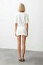Women's Mini Bodycon Short Sleeve Crew Neck Stretchy Knitted Dress Elastic Waist Detail Casual Comfortable - 5