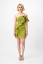Women's Asymmetrical Collar Flounce Tulle Mini Dress Bodycon Cutout Lined Night Wear Daily Casual Modern - 4