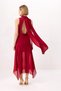 Women's Asymmetrical Cut Chiffon Lined Sleeveless Midi Dress High Neck Yoryo Woven Comfortable Casual Modern - 5