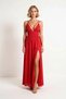 Women's Beachwear V-Neck Thin Straps Gathered Crinkle Woven Maxi Dress Daily Casual Modern Stylish Elegant - 4