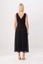 Women's Chiffon Maxi Dress V-Neck Sleeveless Shift Cut Woven Fabric Unlined Summer Collection Daily Casual - 5