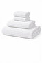 4-Piece White Premium Microfiber Towel Set 400 G/M² Ultra Absorbent Quick-Drying Bath Towels (1 Piece) Large Size 1 Piece. Medium Size 2 Pcs. Small Size Towel)