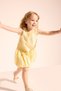 100% Cotton Brode Sleeveless Dark Yellow Dress Baby Girl G9605A526Hs